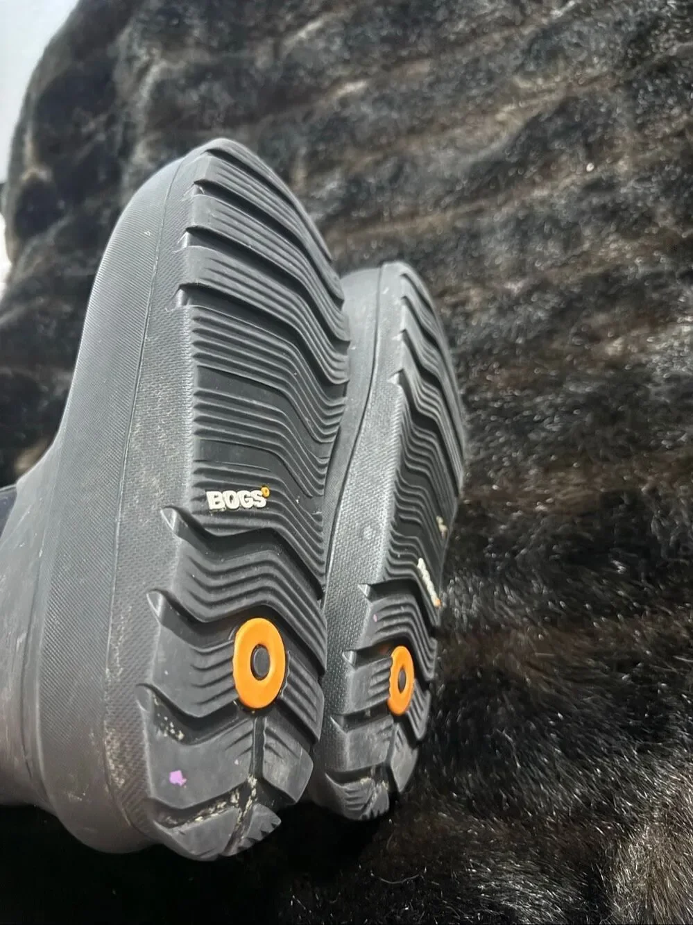 BOGS Classic High Boots youth 5 Black Waterproof Insulated  Boots